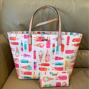 Kate Spade Ice Cream Tote and wallet